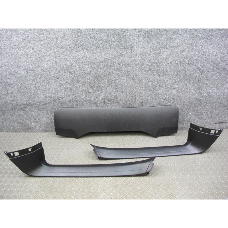 08-14 BMW E71 X6 Set of 3 Rear Left & Right Trunk Lid Boot Cover Black OEM