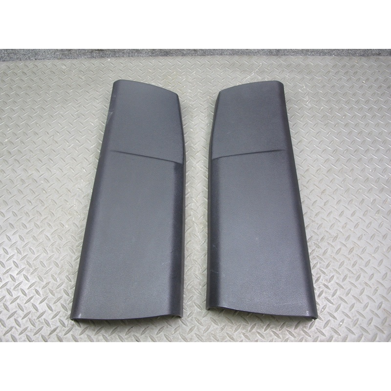 09-14 BMW E71 X6 Set of 2 Left & Right Lower B Pillar Trim Panel Black OEM