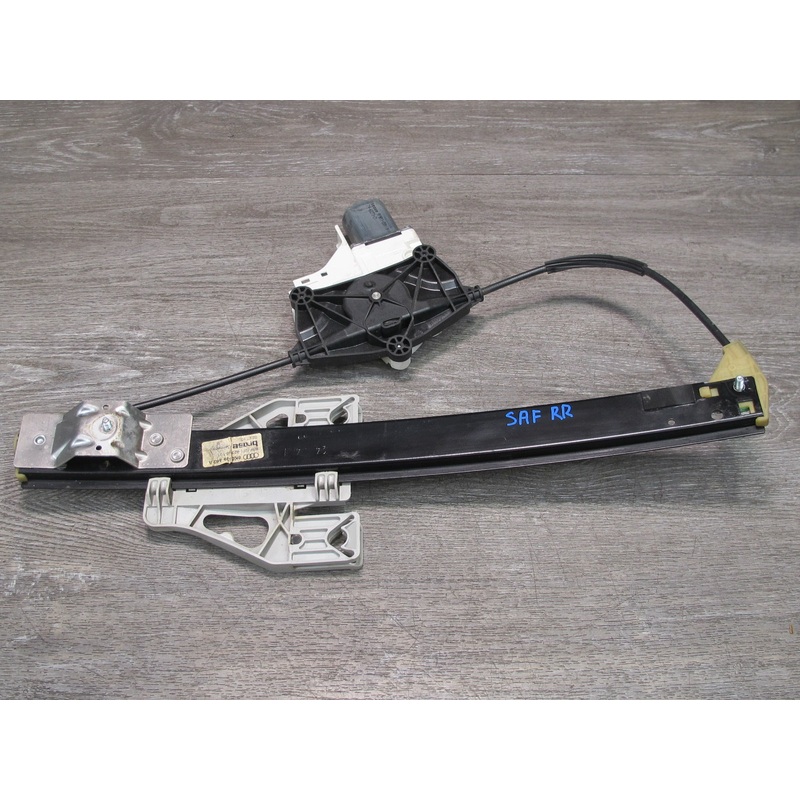 09-16 Audi B8 S4 A4 Rear Right Side Door Window Regulator W/ Motor OEM
