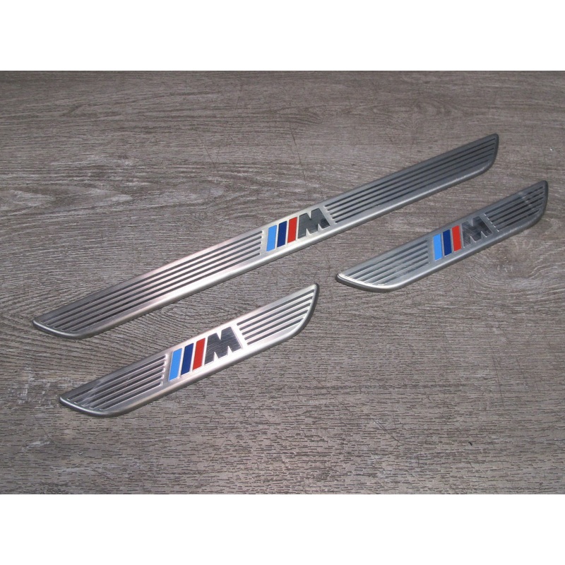 10-14 BMW E70 E71 X5M X6M Set of 3 Front & Rear Door Sill Scuff Plate OEM