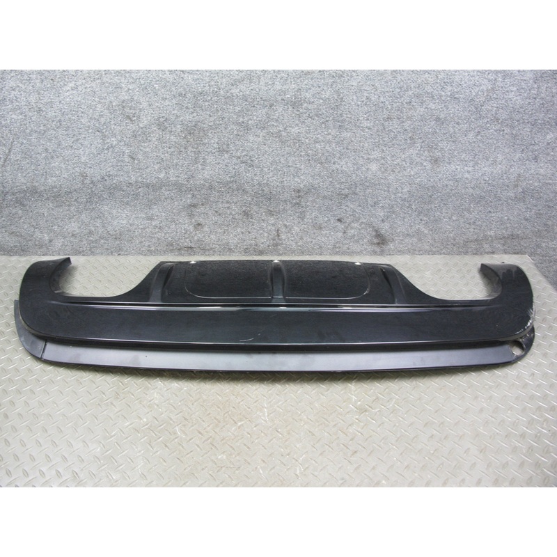 10-14 BMW E71 X6M Rear Bumper Diffuser Lower Valance Cover Black OEM