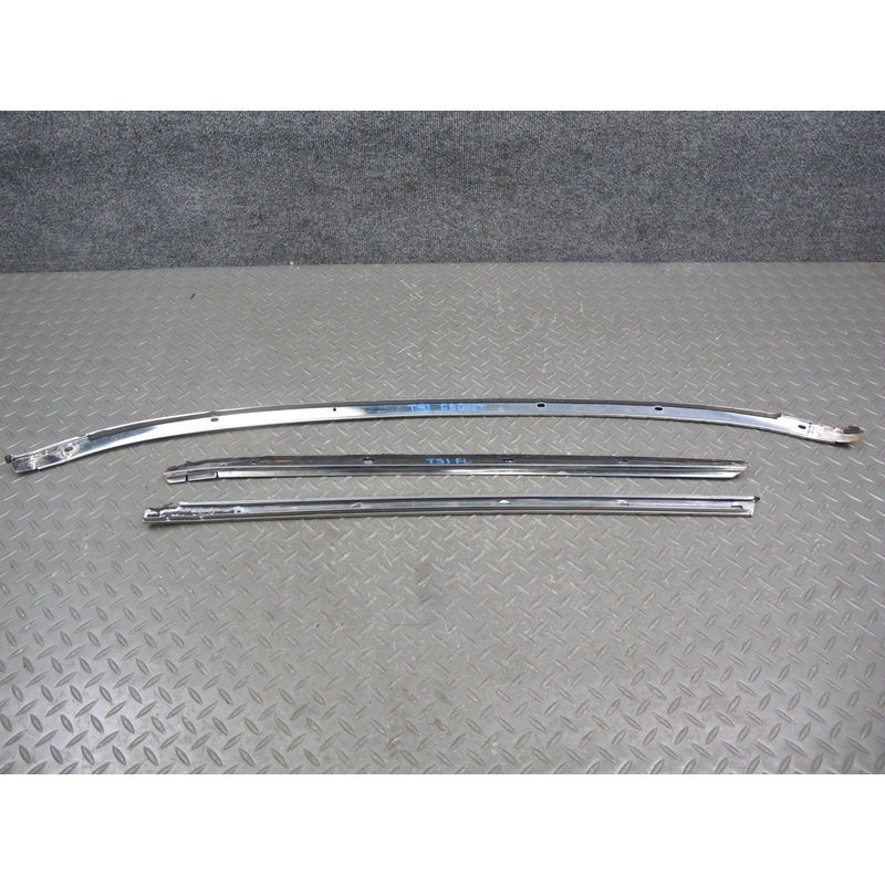 87-92 Toyota Supra MA71 Targa Set of 3 Roof Door Window Weatherstrip Guide OEM