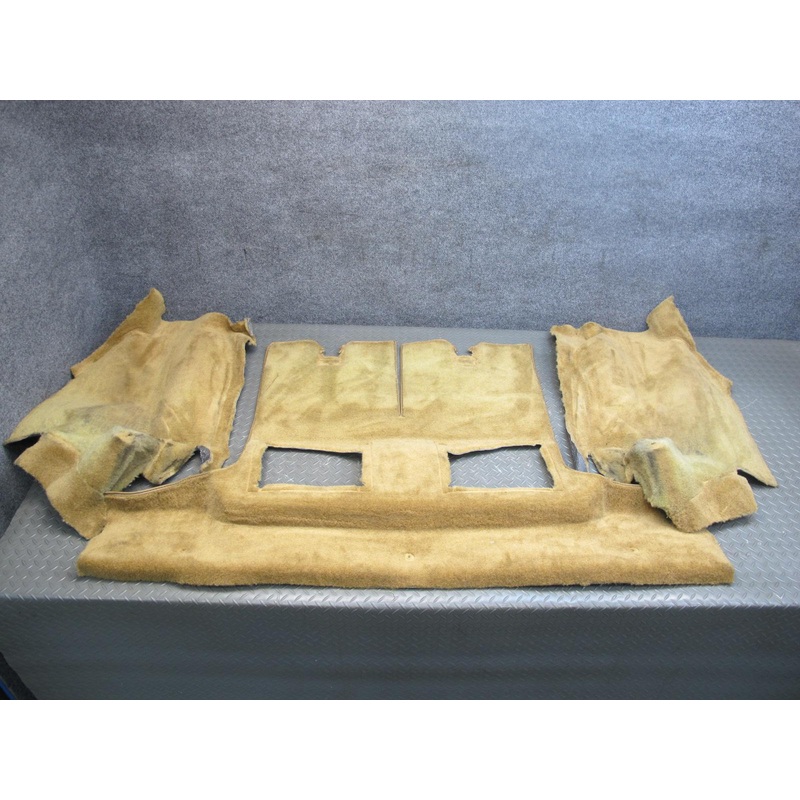 90-91 Chevrolet Corvette C4 Convertible Rear Trunk Carpet Trim Cover Set OEM