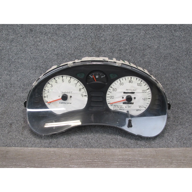 91-93 Mitsubishi 3000GT M/T Instrument Cluster Gauge Speedometer MB604744 OEM