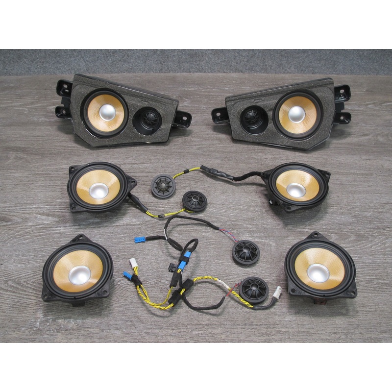 10-14 BMW E72 E71 X6 Set of 10 Individual Audio Sound Speaker Tweeter OEM