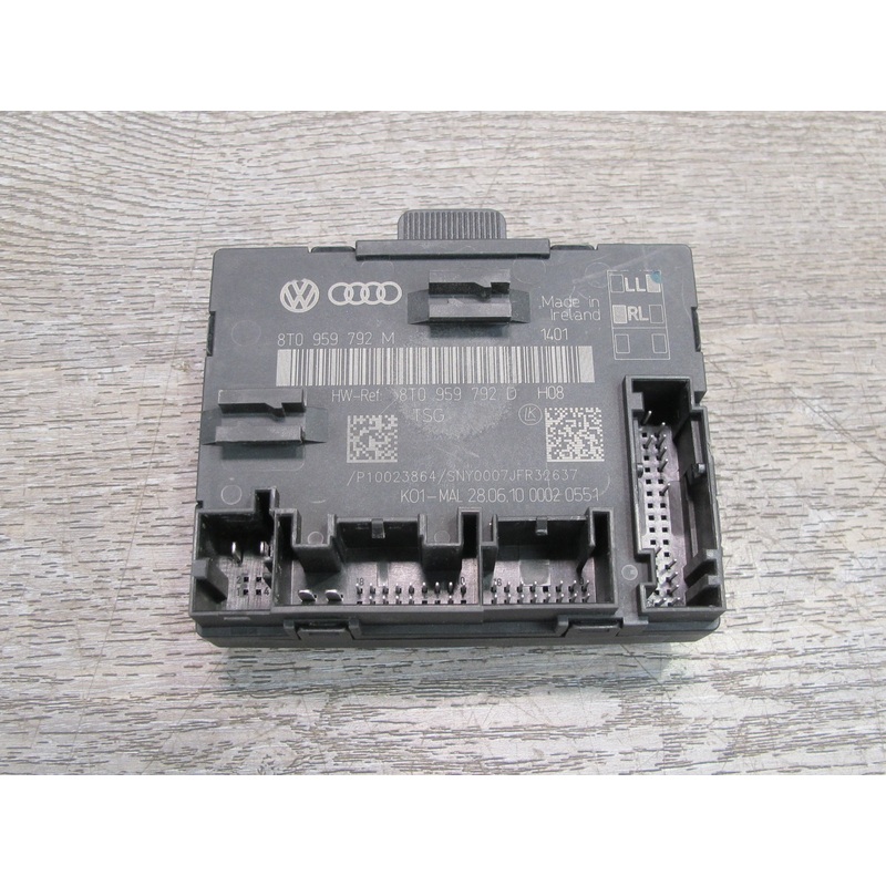 11-13 Audi B8 S4 A4 Front Left Driver Side Door Control Module 8T0959792M OEM