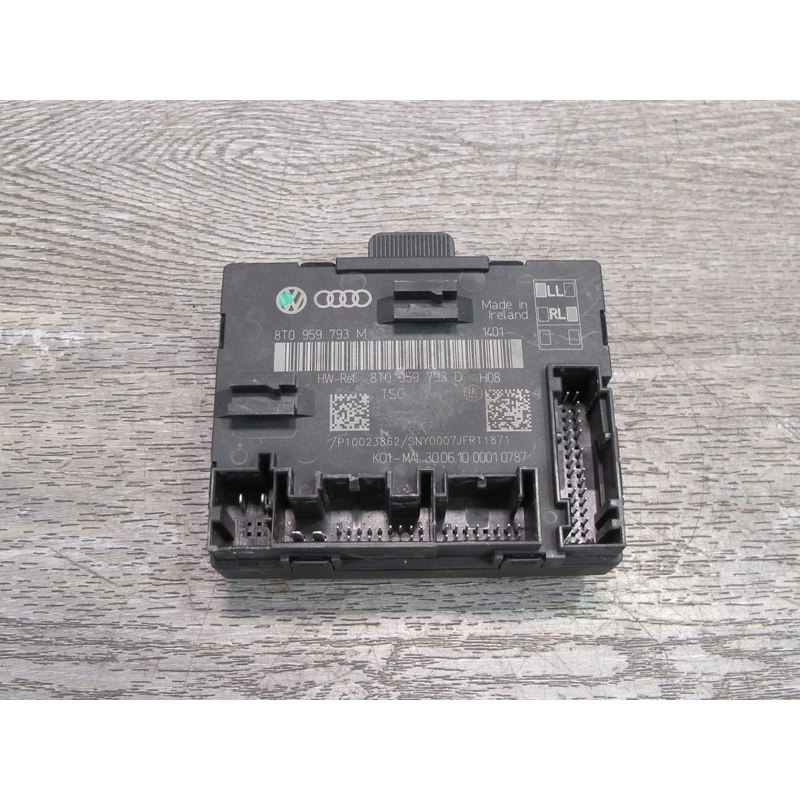 11-13 Audi B8 S4 A4 Front Left Driver Side Door Control Module 8T0959793M OEM