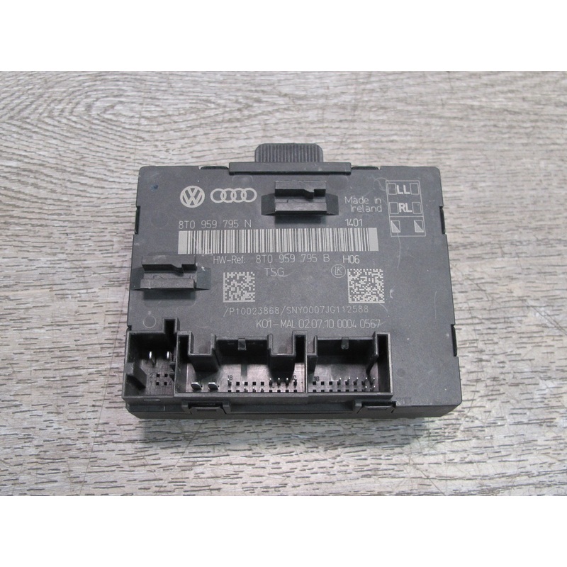 11-13 Audi B8 S4 A4 Rear Left Driver Side Door Control Module 8T0959795N OEM