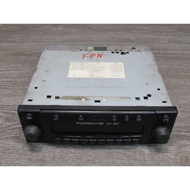 1999-2001 Porsche 911 Carrera 996 Audio Radio Receiver CDR-220 CD Player