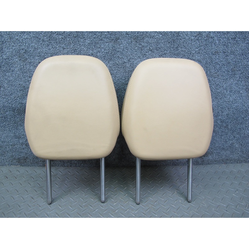 2011-2018 Porsche Cayenne 958 Front Left & Right Side Seat Leather Headrest Set