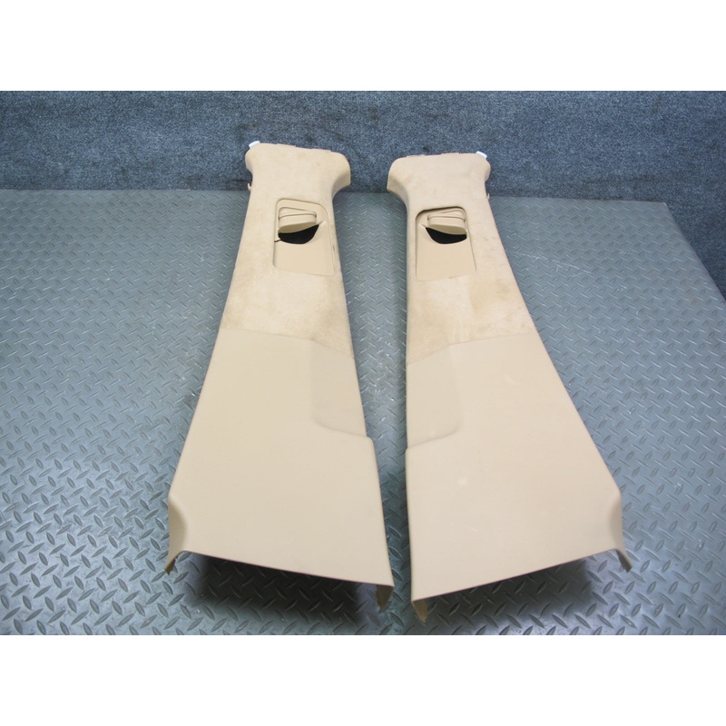 2011-2018 Porsche Cayenne 958 Left & Right Center Upper B Pillar Trim Panel Set