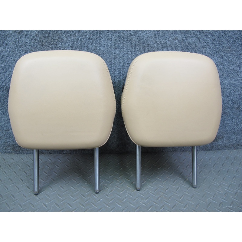 2011-2018 Porsche Cayenne 958 Rear Left & Right Side Seat Leather Headrest Set