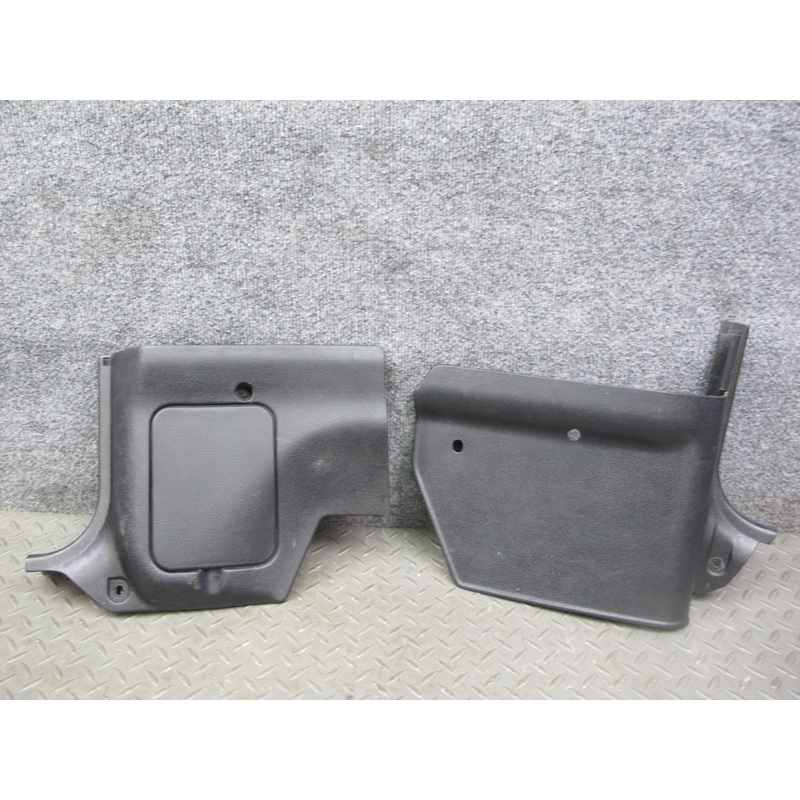 84-86 Nissan Z31 300ZX Set of 2 Front Left & Right Kick Trim Cover Panel OEM