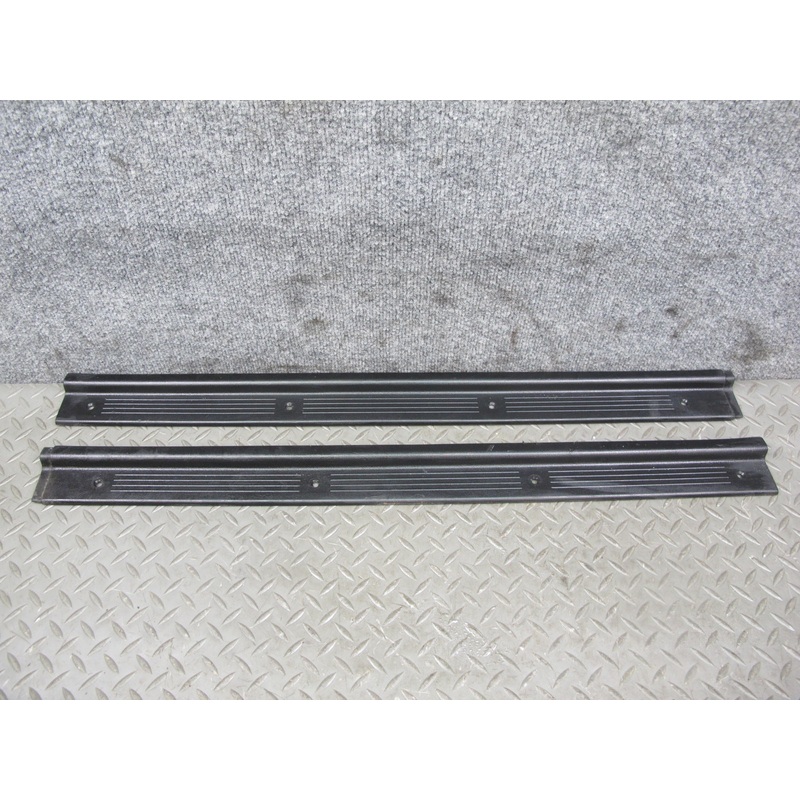 84-89 Nissan Z31 300ZX 2+0 Left Right Door Scuff Sill Plate Trim Panel Set OEM