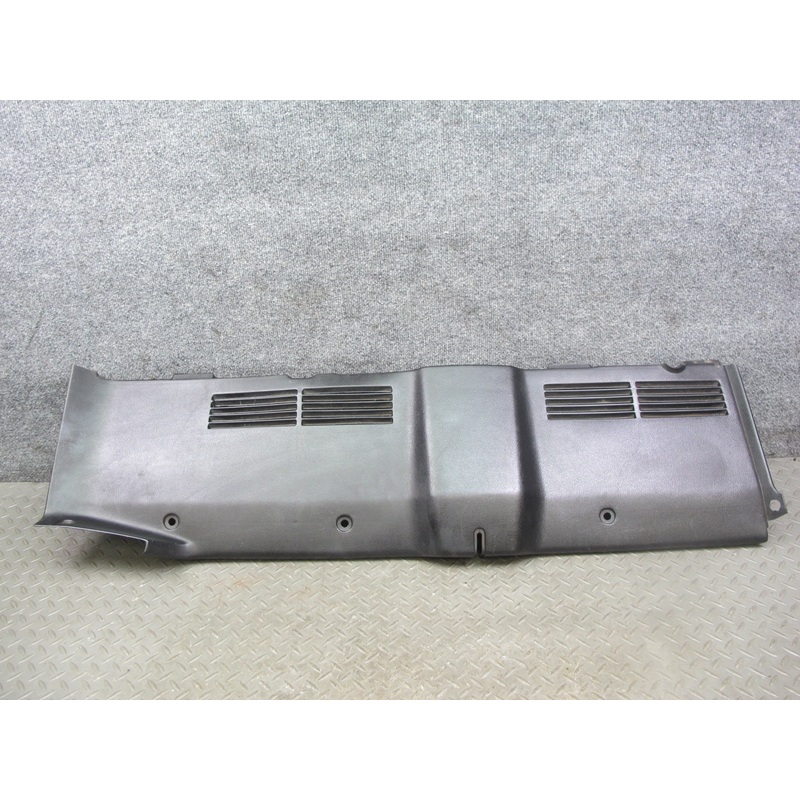 84-89 Nissan Z31 300ZX 2+0 Rear Trunk Lock Latch Finisher Trim Cover Panel OEM