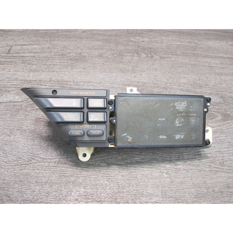 90-91 Chevrolet Corvette C4 Dash Trip Switch w Information Display Screen OEM