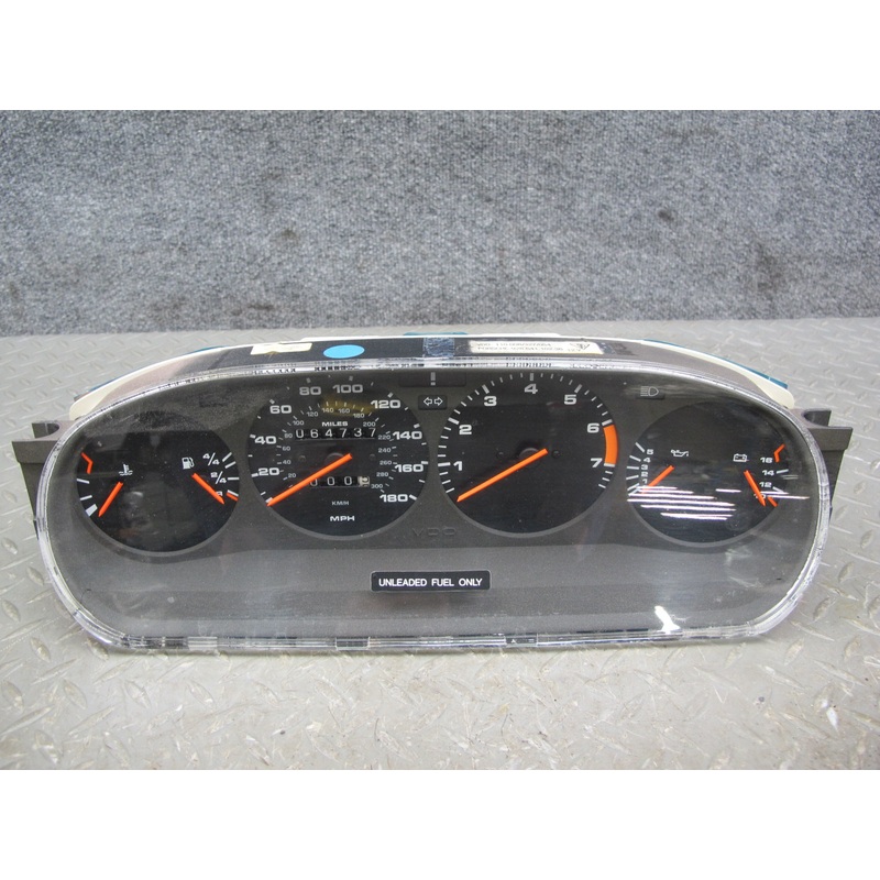 1987-1988 Porsche 928 MT 180mph Instrument Cluster Gauge Speedometer 92864110236