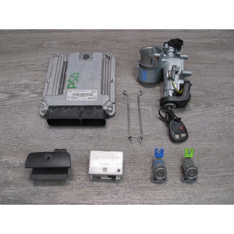 2009 Pontiac Solstice GXP Turbo Engine ECU Theft Module Ignition Lock Set OEM