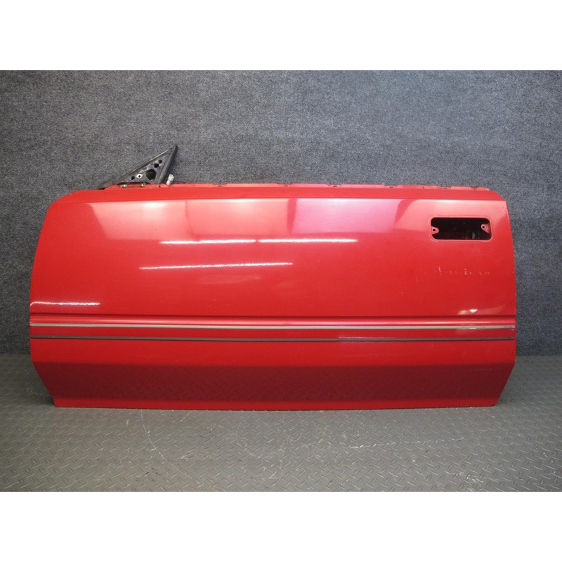 85-89 Toyota MR2 AW15 Left Driver Door Shell Panel Cover RED OEM