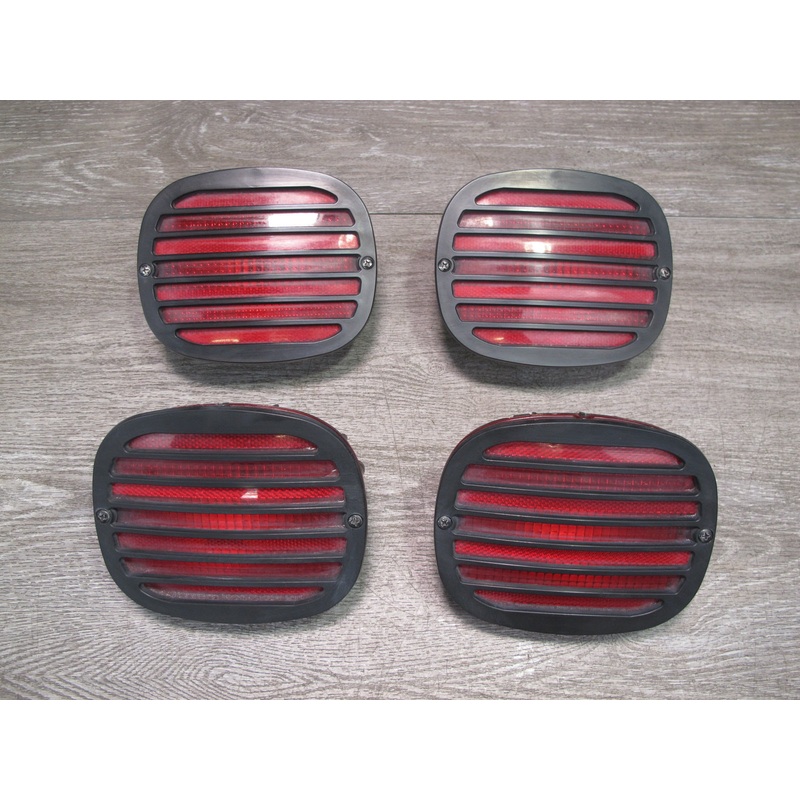91-96 Chevrolet Corvette C4 Set of 4 Rear Left & Right Tail Light Lamp OEM