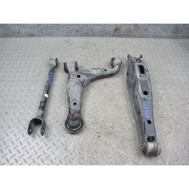 01-05 Lexus JCE10L IS300 Set of 3 Rear Right Upper & Lower Control Arm OEM