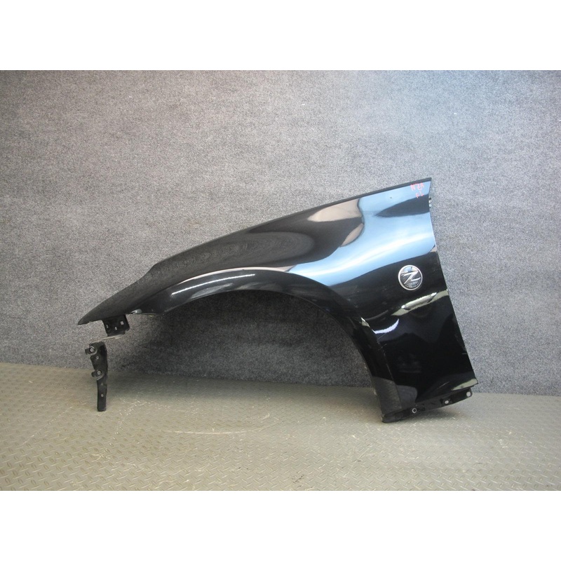 10-19 Nissan Z34 370Z Convertible Front Left Fender Shell Panel Cover Black OEM