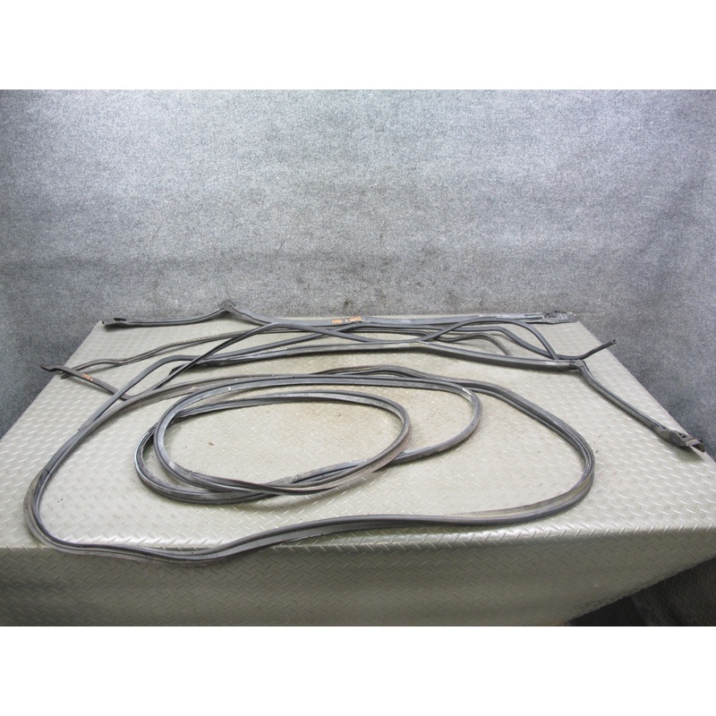 85-89 Toyota MR2 Left & Right Door Hood Trunk Weatherstrip Rubber Seal Set OEM