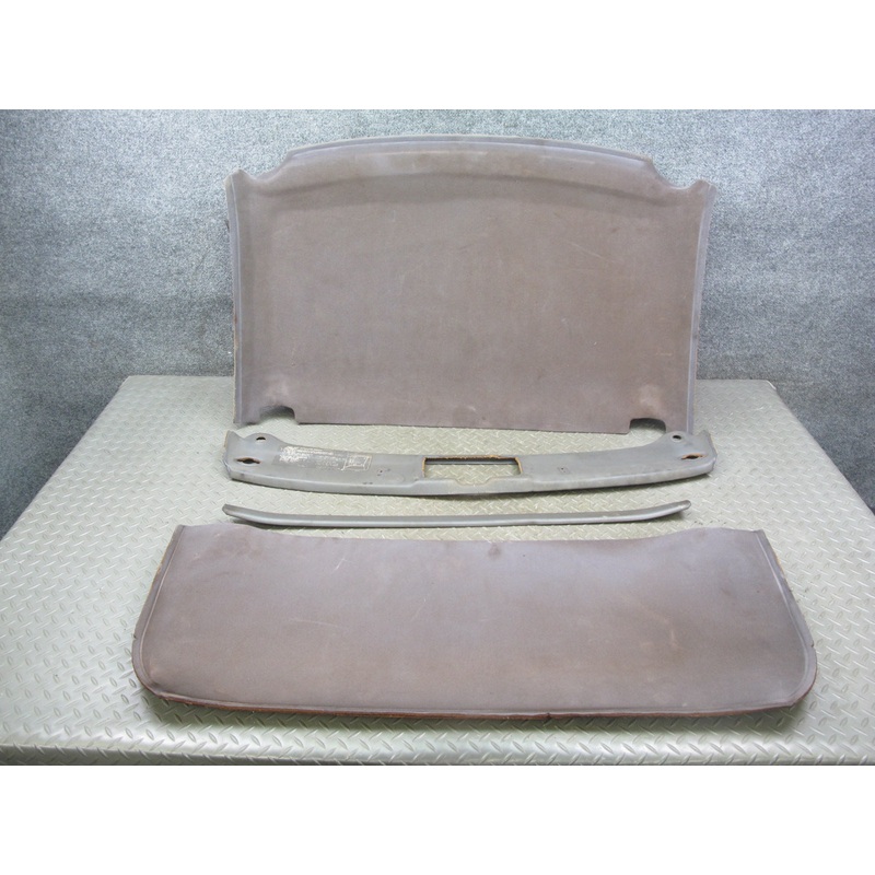 87-92 Toyota Supra MA70 Targa Front & Rear Roof Headliner Trim Cover Set OEM