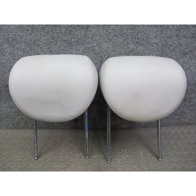 03-06 Mercedes R230 Sl-class Set of 2 Front Left & Right Leather Headrest OEM