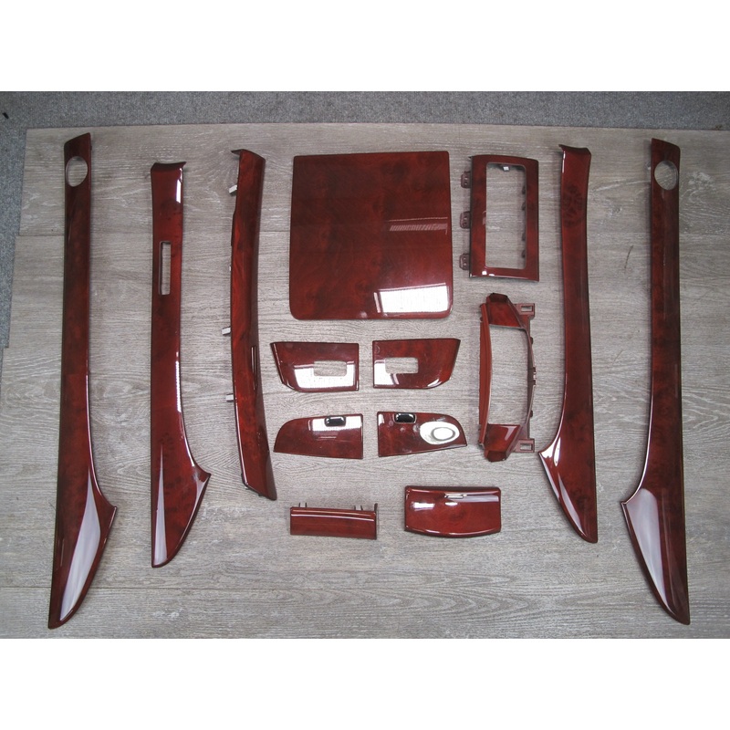 2008 Lexus UVF46L LS600h 14pcs Door Dash Roof Center Console Wood Trim Set OEM
