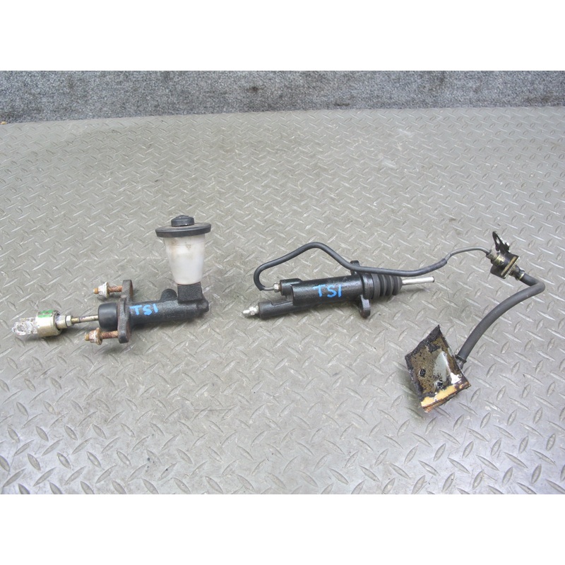 87-90 Toyota Supra MA71 Turbo M/T Clutch Master & Slave Cylinder w Line Set OEM