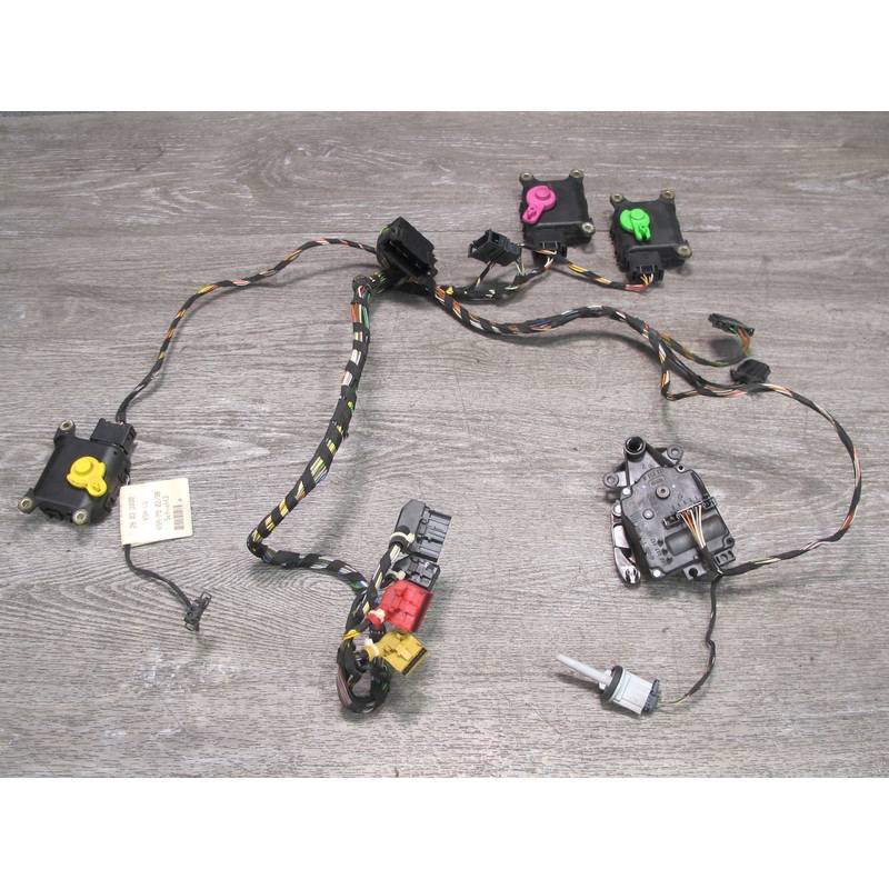 1999-2005 Porsche 911 996 A/C Heater Flap Door Actuator Motor Wiring Set