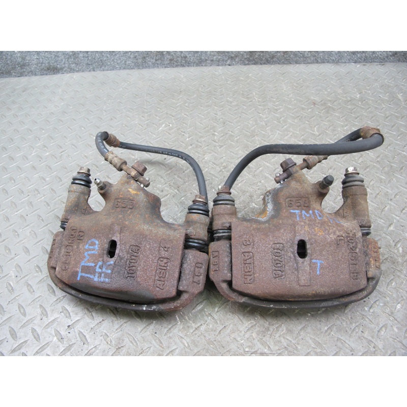 85-86 Toyota MR2 AW15 Set of 2 Front Left & Right Brake Caliper OEM