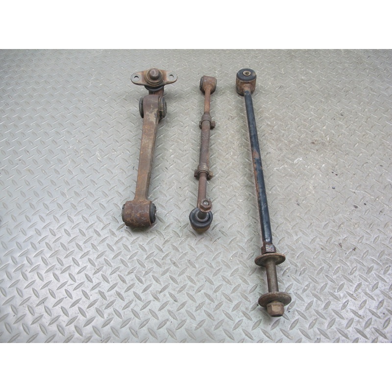 85-86 Toyota MR2 Rear Left Suspension Lower Control Arm Tie Strut Rod Set OEM