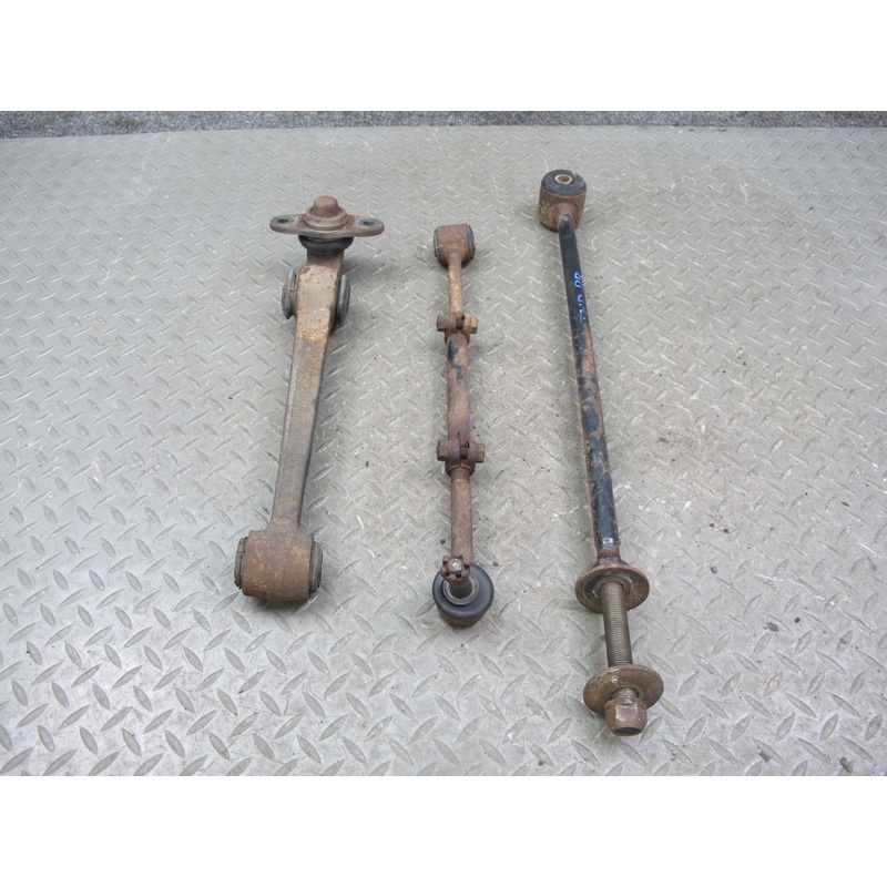 85-86 Toyota MR2 Rear Right Suspension Lower Control Arm Tie Strut Rod Set OEM