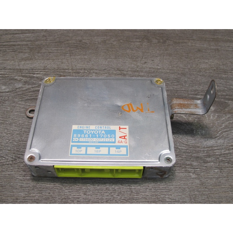 85-87 Toyota MR2 AW15 4A-GELC A/T ECM ECU Engine Computer Module 89661-17050 OEM