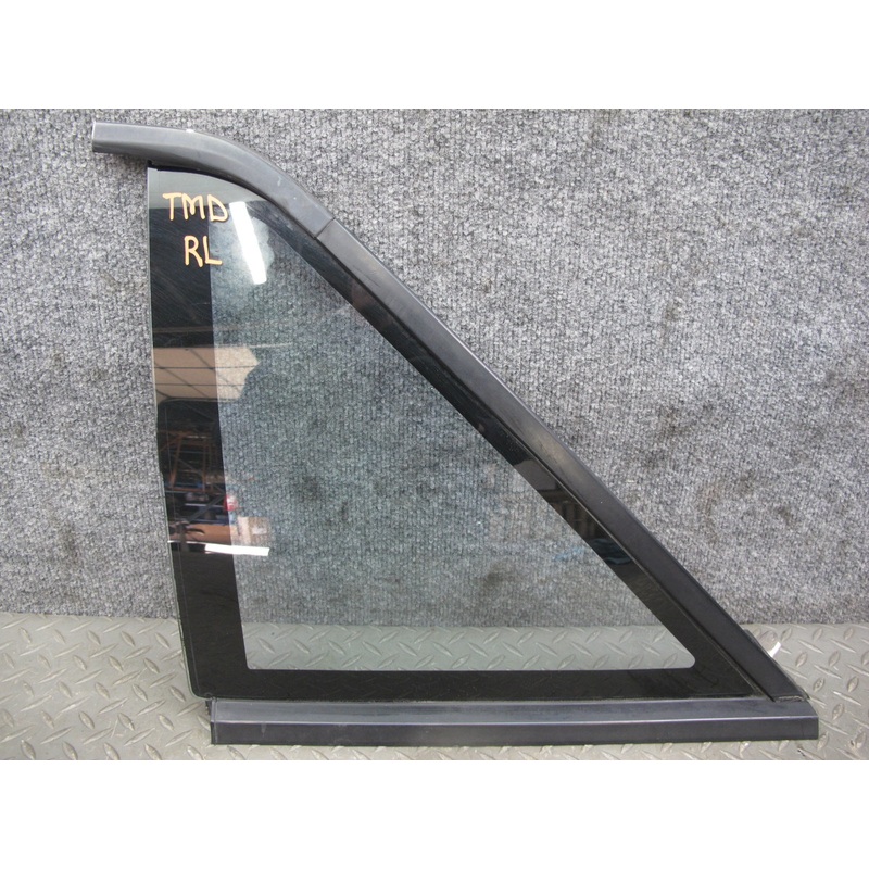 85-89 Toyota MR2 AW15 Rear Left Quarter Window Glass w Molding OEM
