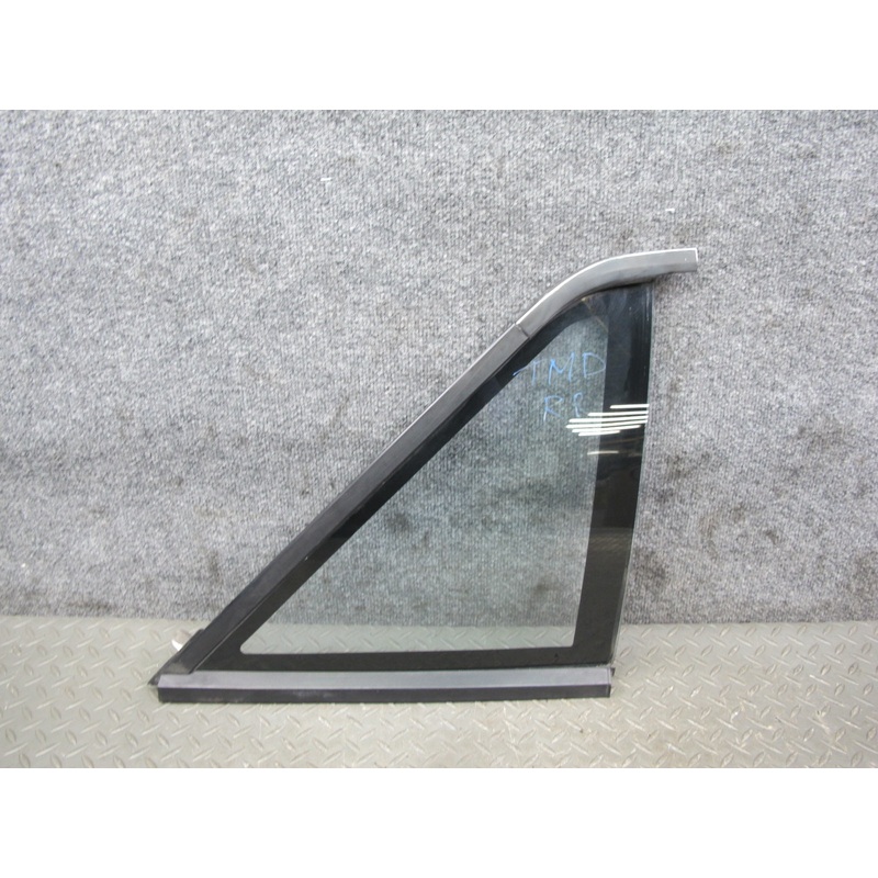 85-89 Toyota MR2 AW15 Rear Right Quarter Window Glass w Molding OEM