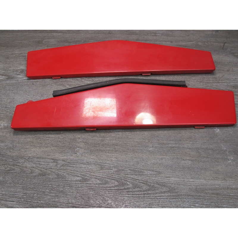 85-89 Toyota MR2 AW15 Set of 2 Rear Left & Right Hood Side Panel RED OEM