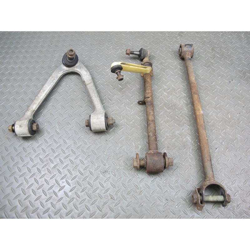 86-92 Toyota Supra MA70L Set of 3 Rear Left Upper & Lower Control Arm OEM