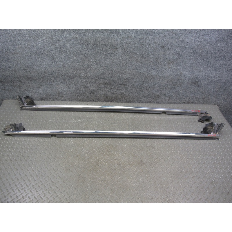 03-10 Bentley Continental GTC GT Door Chrome Trim Molding Gasket Strip Set of 2