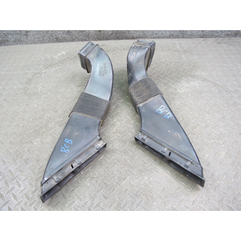 03-10 Bentley Continental GTC GT Flying Spur Air Intake Hose Pipe Line Set of 2