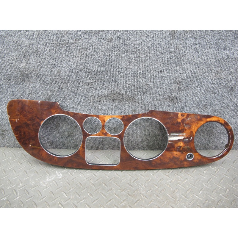 06-12 Bentley Continental Flying Spur Dash Speedometer Wood Trim Bezel Panel