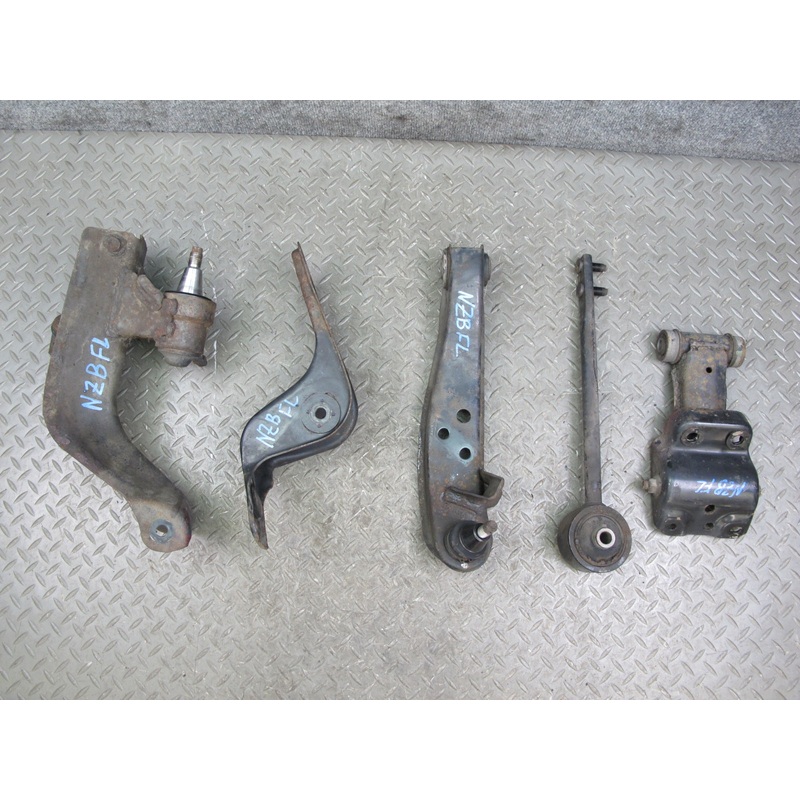1990 Nissan Z32 300ZX 2+0 NA Set of 5 Front Left Suspension Control Arm OEM