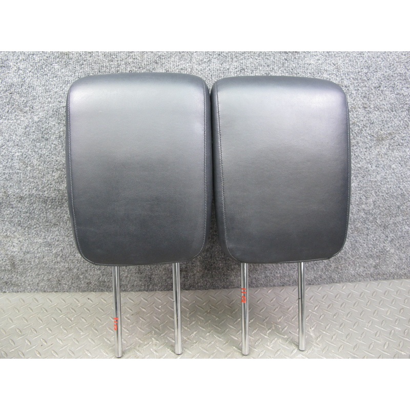 2011-2017 Infiniti QX56 QX80 Rear Seat Third 3RD ROW Leather Headrest Set of 2