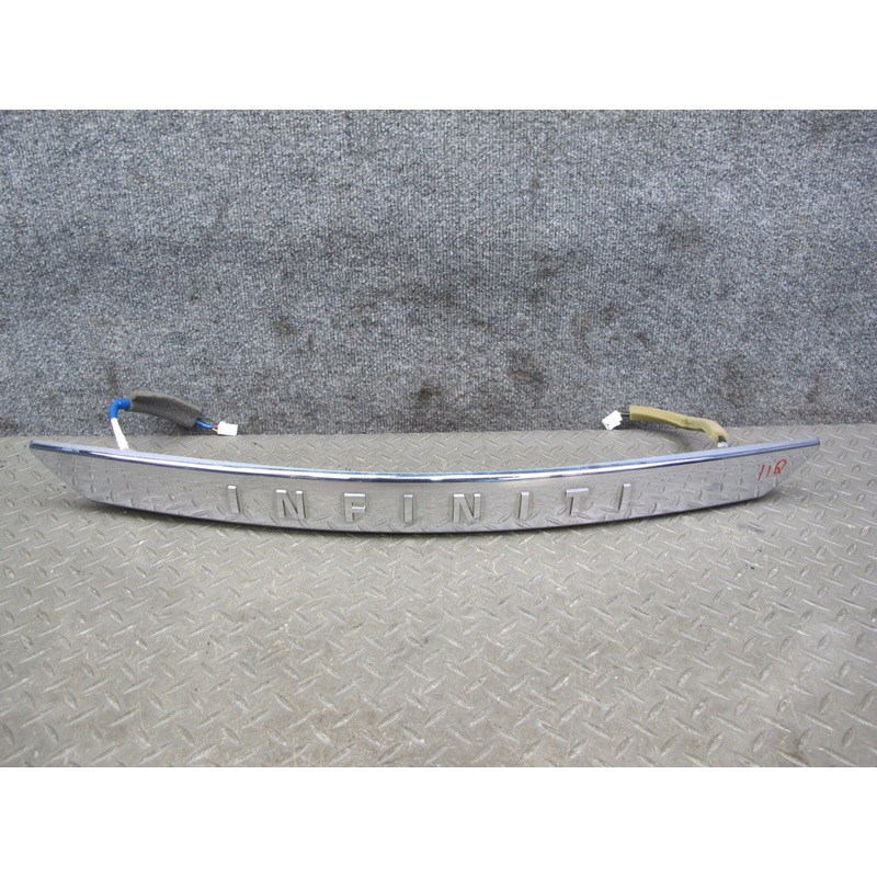 2011-2017 Infiniti QX56 QX80 Rear Trunk Lid Upper Chrome Trim Molding w Camera