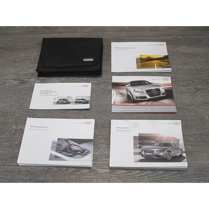 2011 Audi S4 B8 Owners Guide Manual Book Set w Case OEM