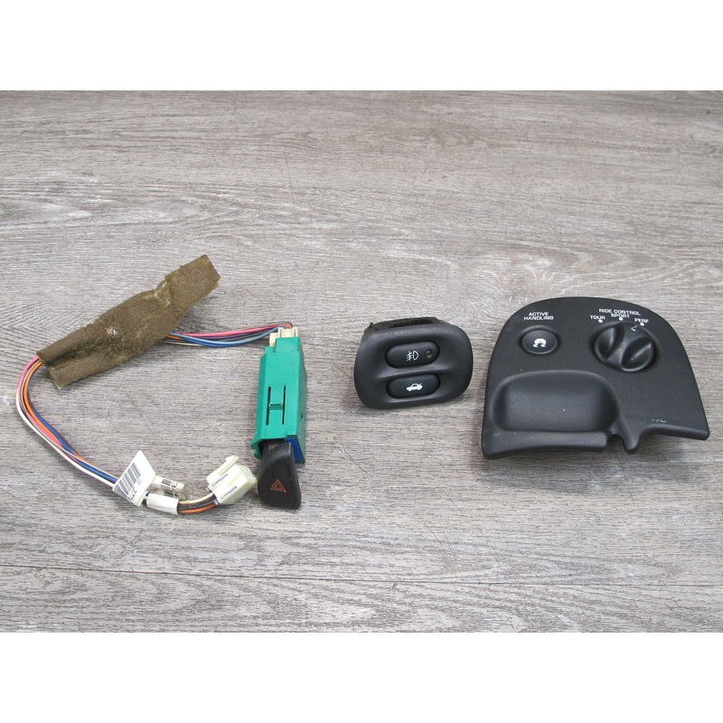98-00 Chevrolet Corvette C5 Traction Hazard Fog Light Trunk Open Switch Set OEM