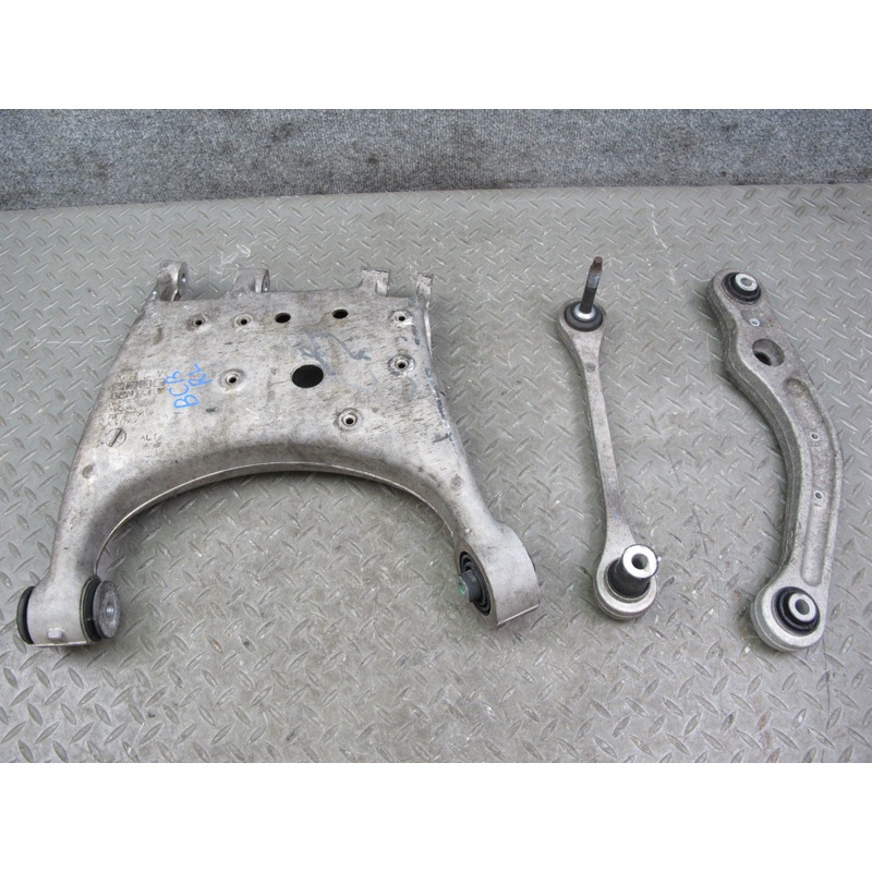 03-10 Bentley Continental GT GTC Rear Left Suspension Lower Control Arm Set 37K