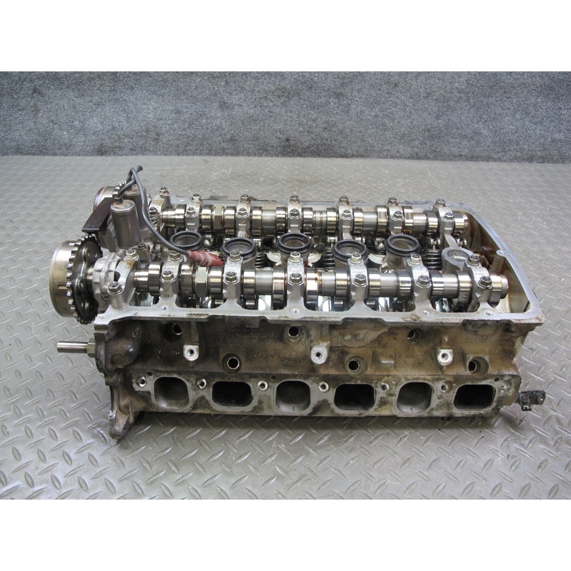03-10 Bentley Continental GTC GT 6.0L Engine Left Cylinder Head w Camshafts 37k